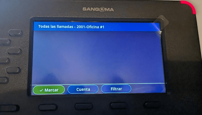 sangoma missed calls