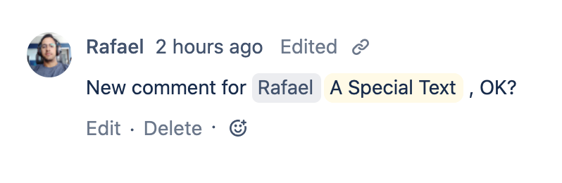 Add CSS style on ADF comment - Jira Cloud - The Atlassian