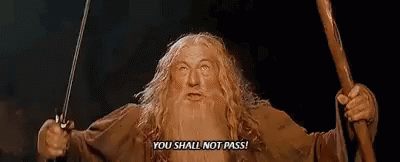 You Shall Not Pass Gif - Jacks Boy Blog