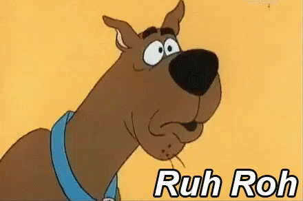 The popular Ruh Roh GIFs everyone's sharing