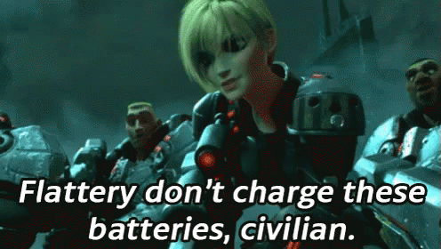 Flattery Don't Charge These Batteries, Civilian. - Wreck-It Ralph GIF ...