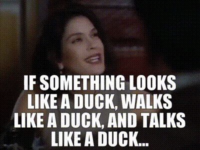 YARN | If something looks like a duck, walks like a duck, and talks ...