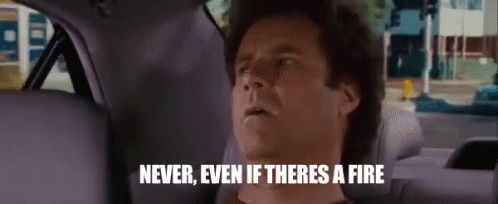 Never Ever GIF - WillFerrell Never Fire - Discover & Share GIFs