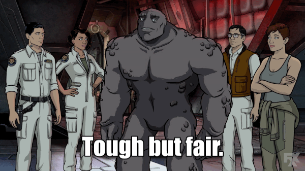 Pam Tough But Fair GIF by Archer - Find & Share on GIPHY