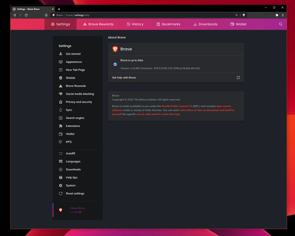 Windows upper border missing Desktop Support Brave Community