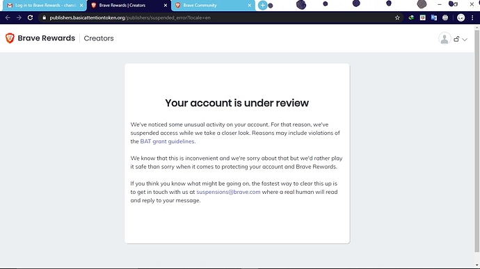 brave error