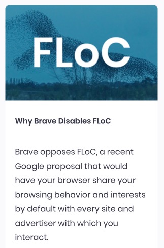Why Brave disables FLoc
