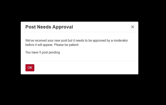 CarTalk Community - Post Pending Approval