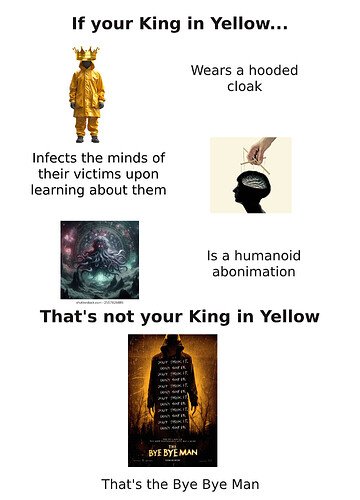 king in yellow bye bye man