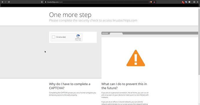 How to change status code of captcha page - SSL / TLS