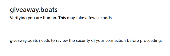 Cloudflare verificaiton issue proof #1