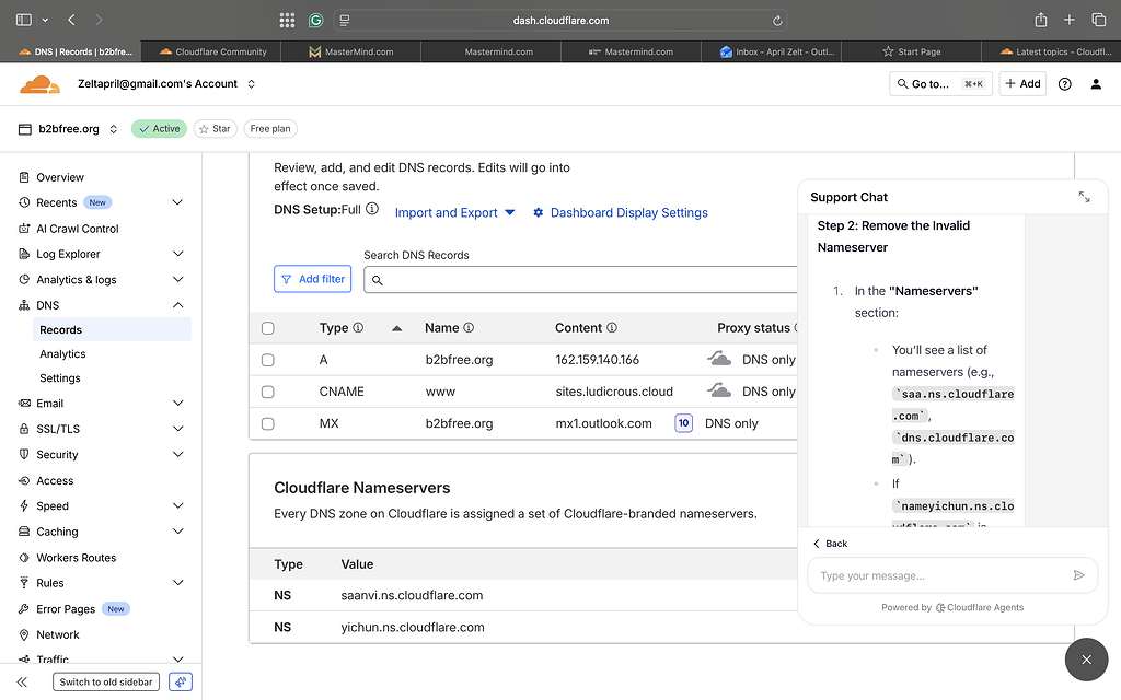 Username and email routing problems - Email Routing - Cloudflare Community