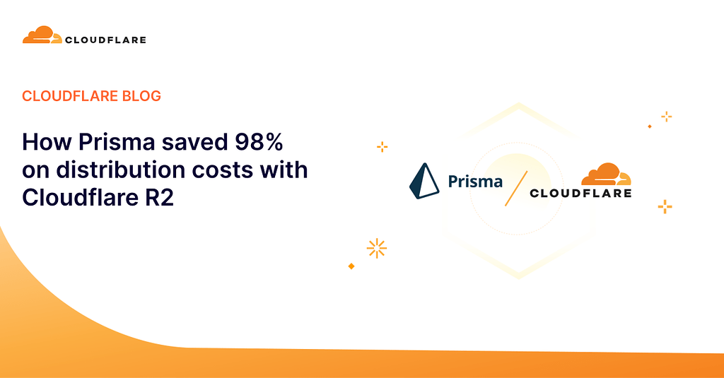 How Prisma saved 98 on distribution costs with Cloudflare R2 Partners Cloudflare Community