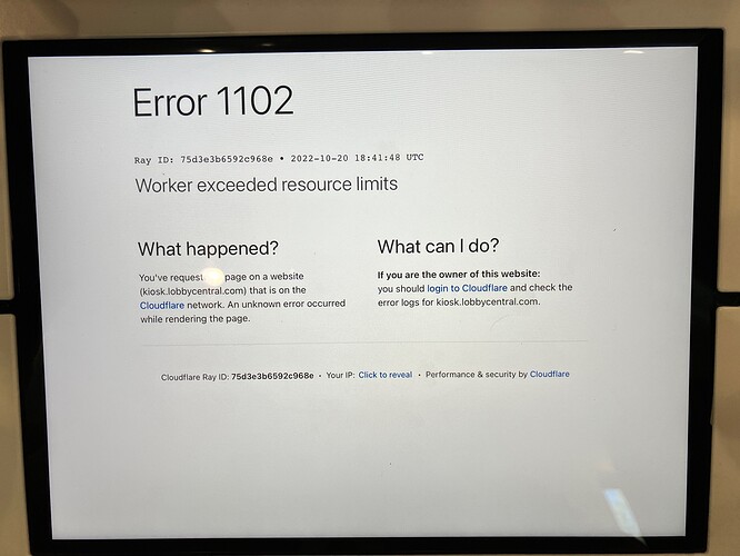 届かなかった手紙　Address Unknown 1102 'Worker exceeded resource limits' but app not using