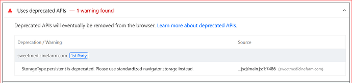 Deprecation - Warning.PNG