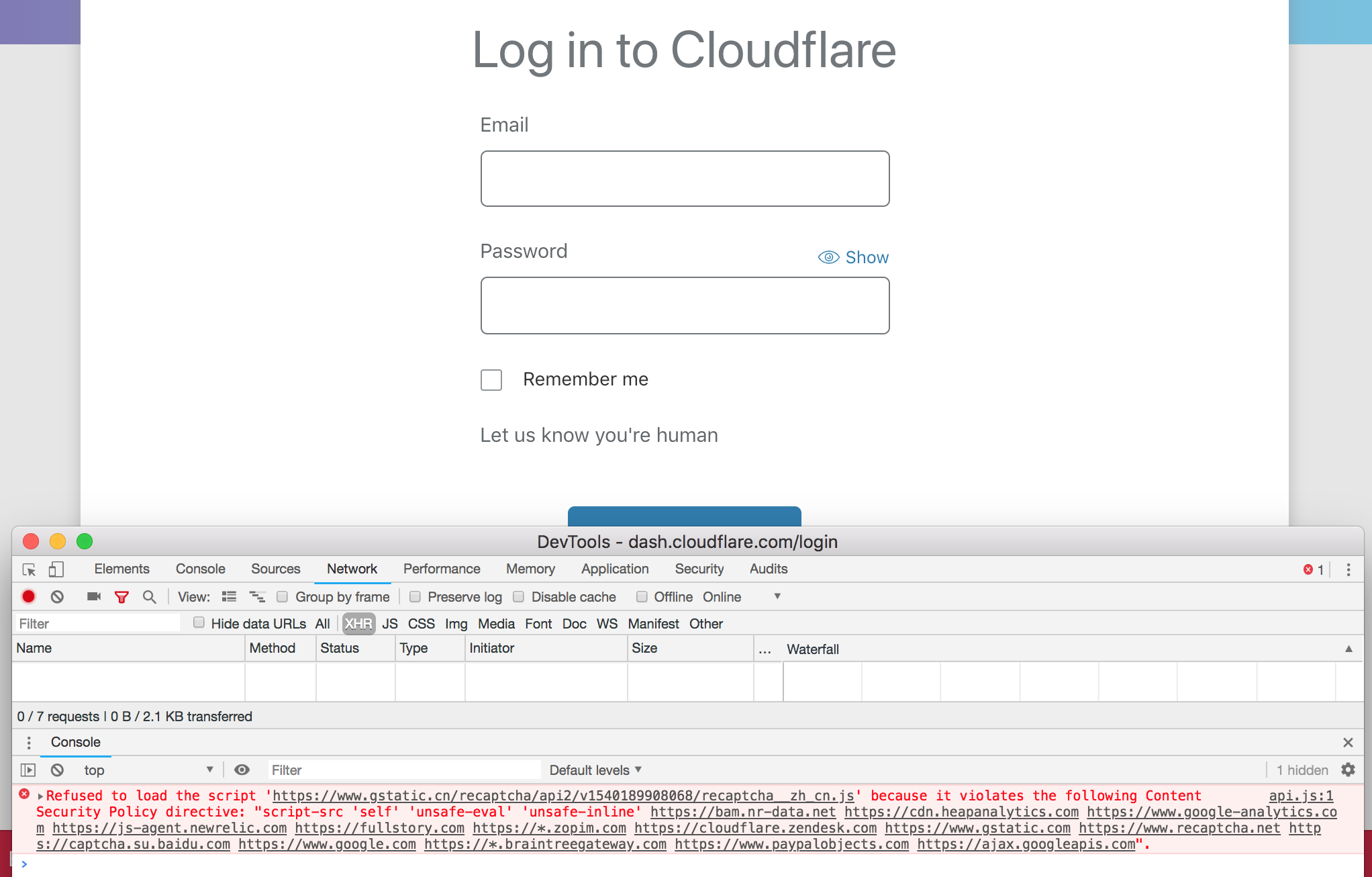 A Chrome CSP Bug Feedback Cloudflare Community