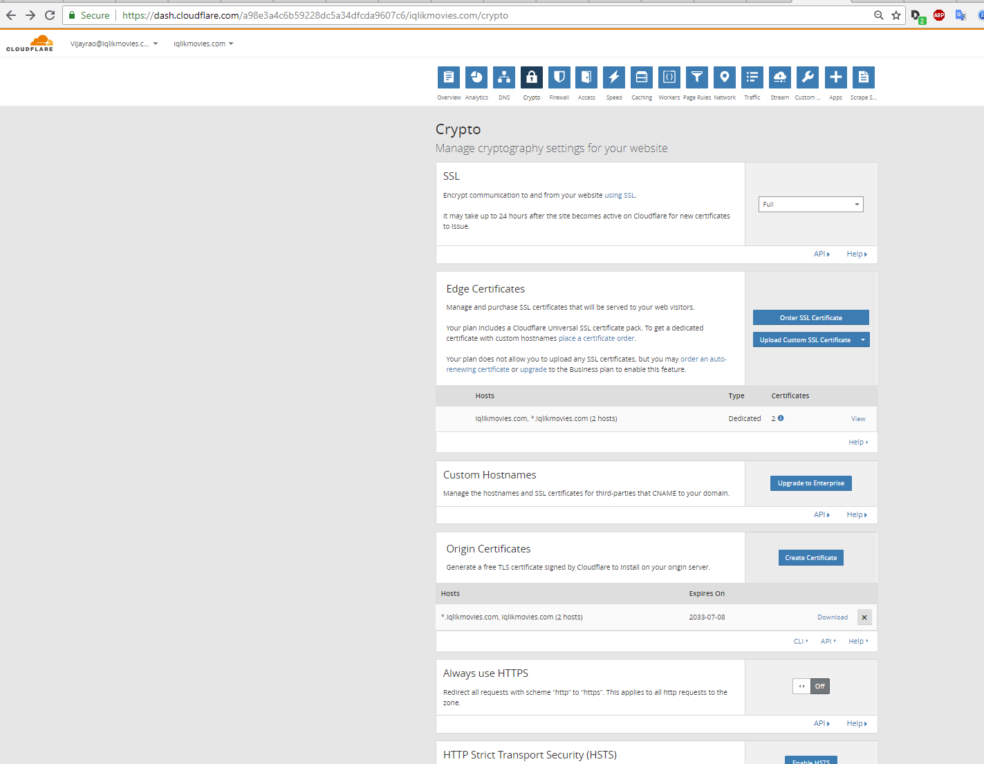 always use https cloudflare not working