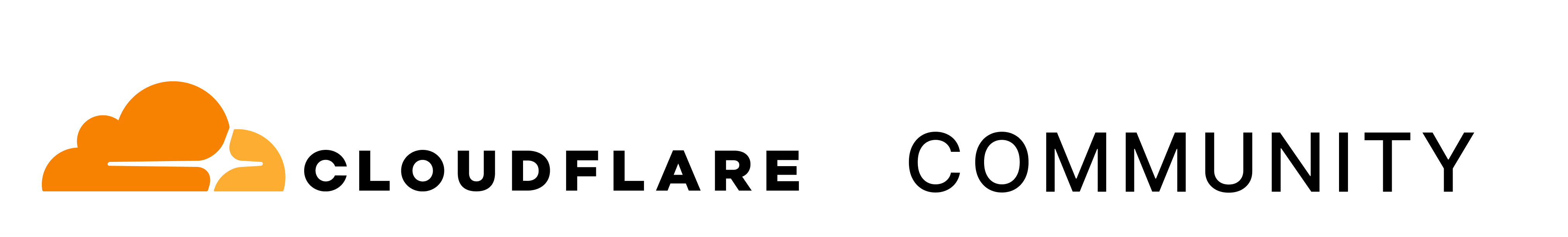 Cloudflare Community Status 배너
