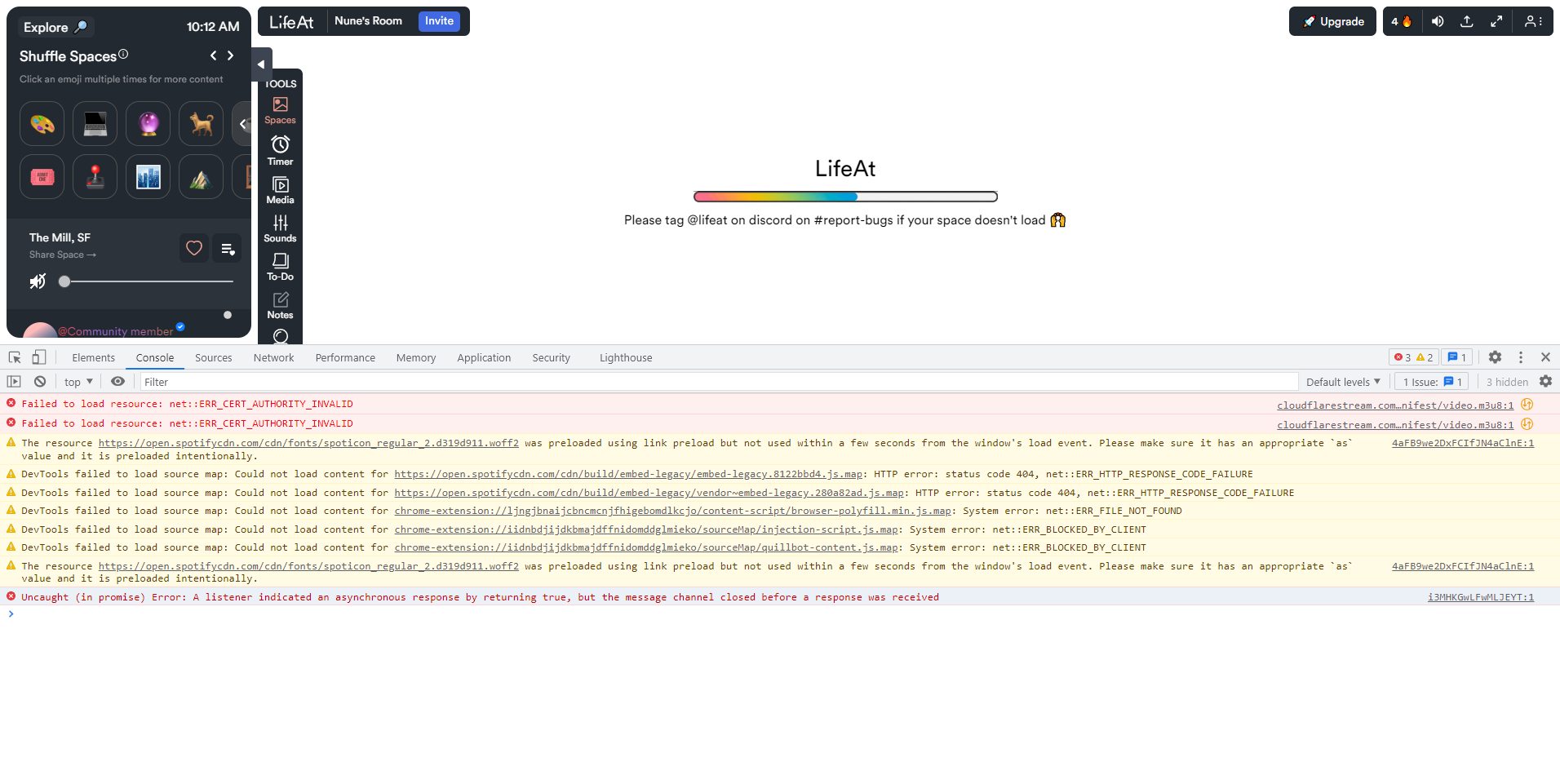 Failed To Load Resource For Cloudflare Stream - Stream - Cloudflare  Community