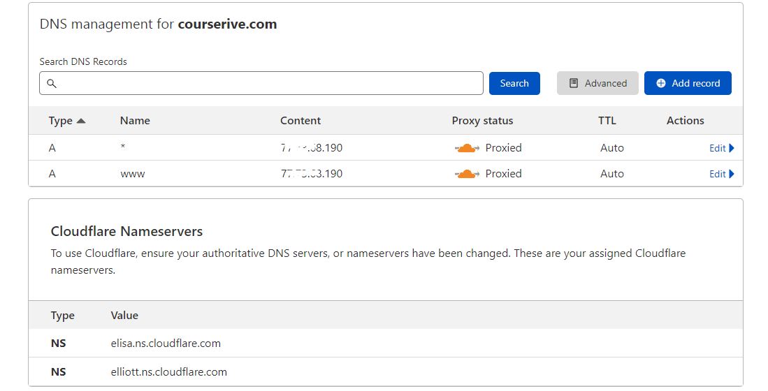 CloudFlare's NS not working - DNS & Network - Cloudflare Community