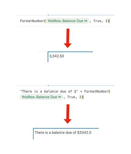 Coda currency format