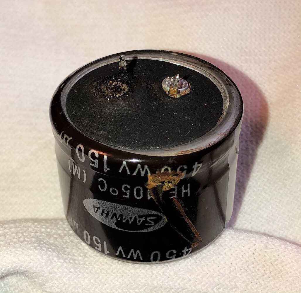 Looking to replace TV power supply capacitor Capacitors Electronic