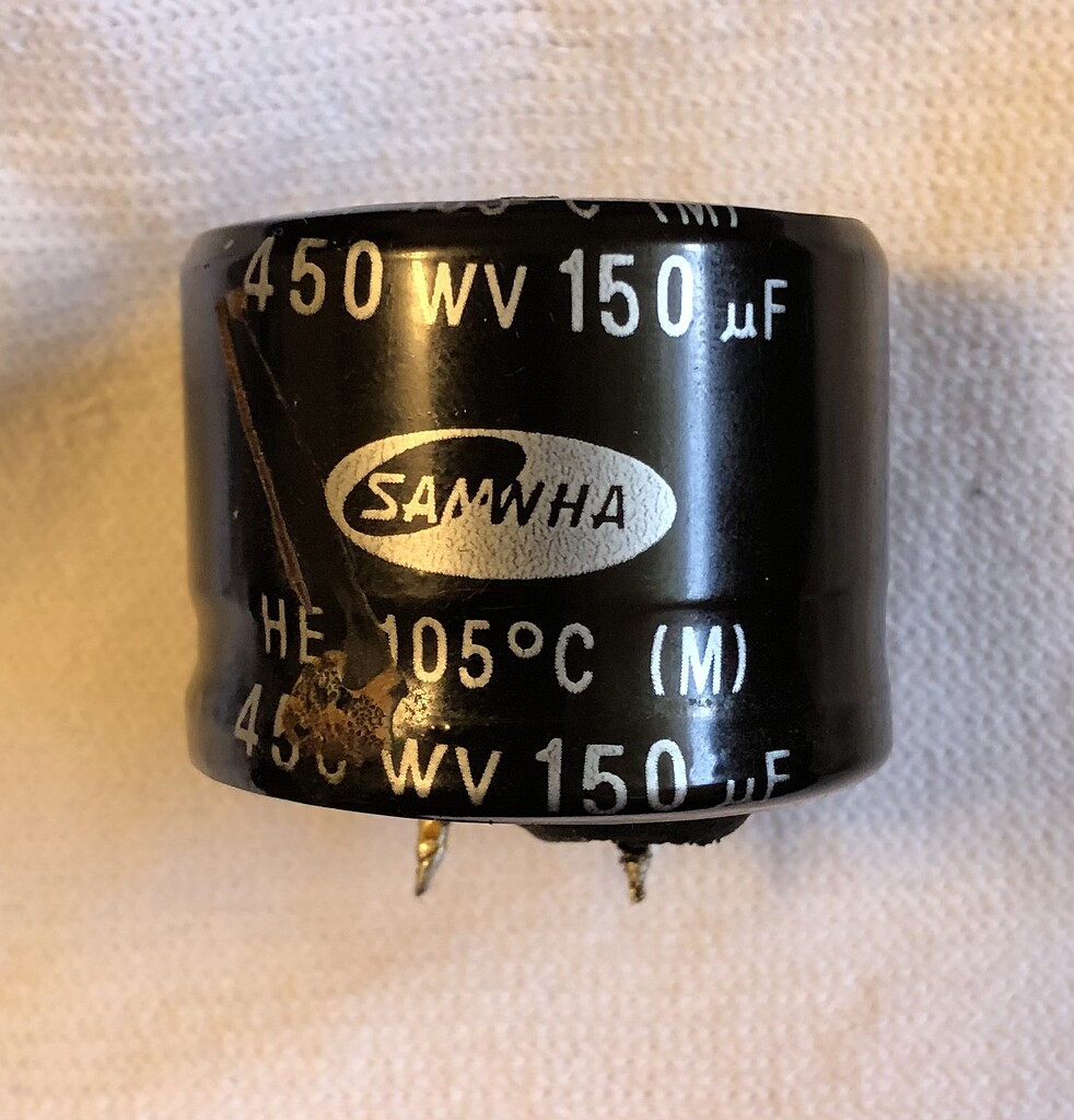 Looking to replace TV power supply capacitor Capacitors Electronic