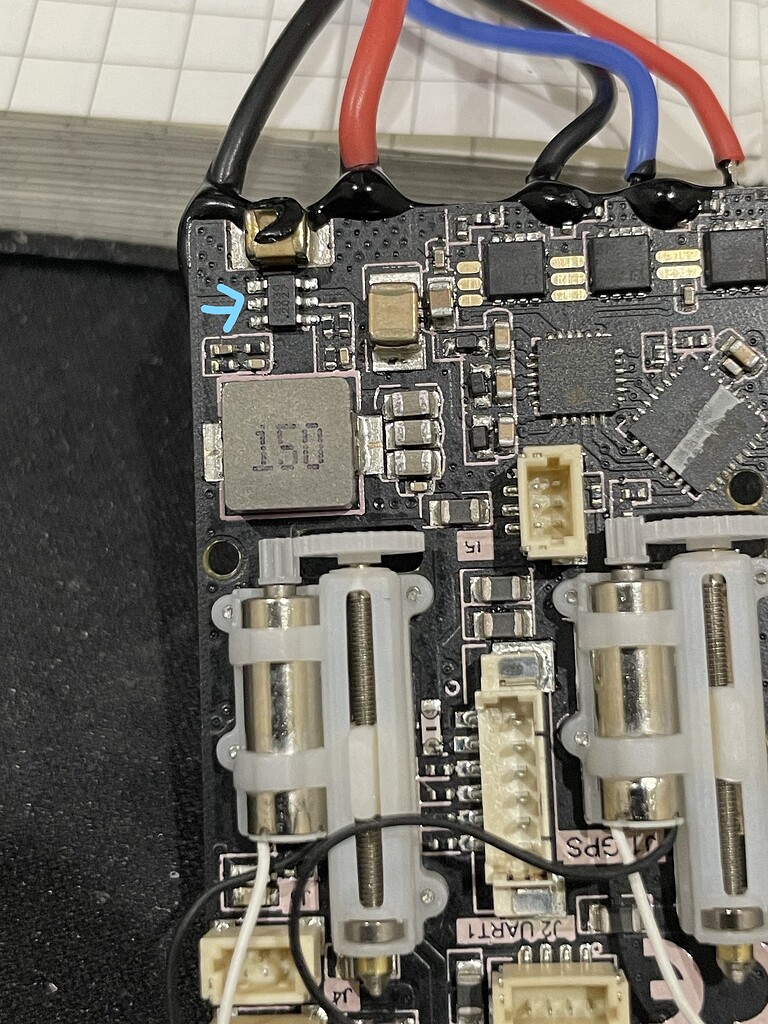 Small Chip RC Plane Control Board Integrated Circuits (ICs