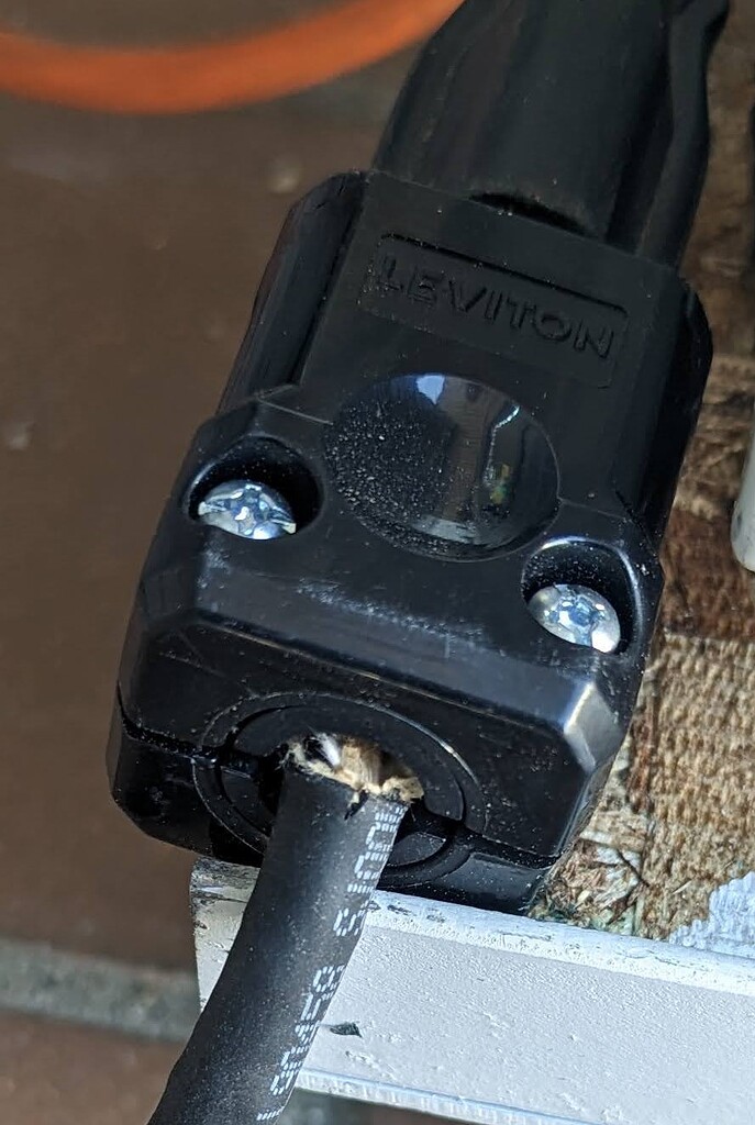 Protection to avoid power cord jacket wear and tear Cables, Wires