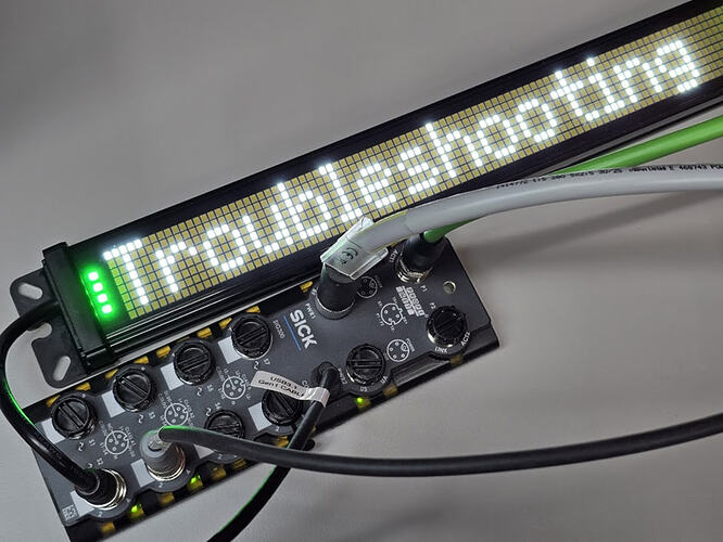 Figure 2: This SICK SIG300 includes eight A-coded M12 connectors.