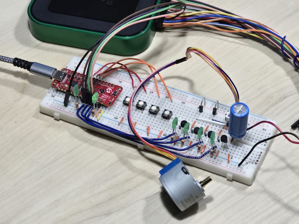 Figure 1: Stepper motor drive used in the demo project.