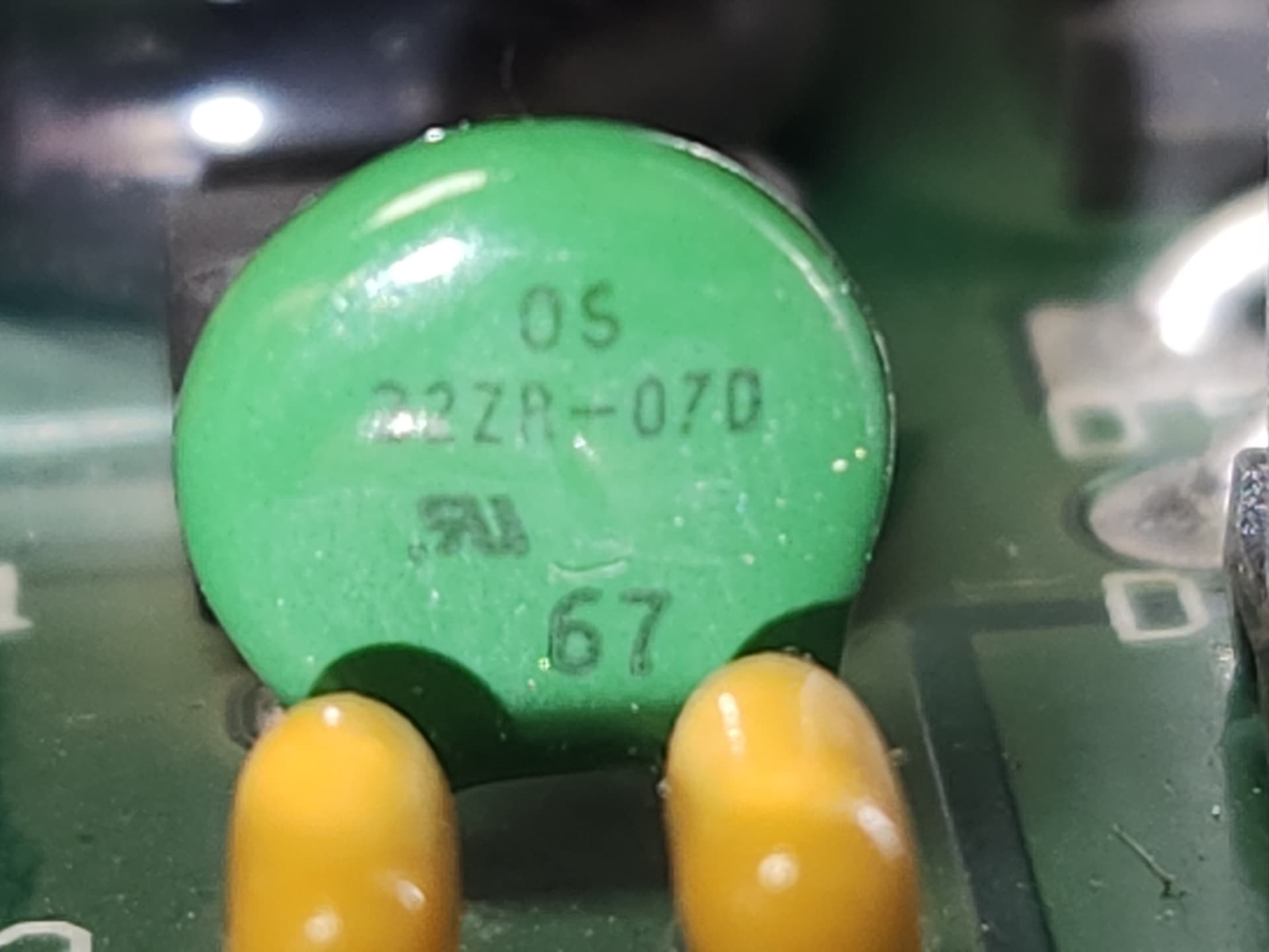 Part Identification MOV Circuit Protection Electronic Component