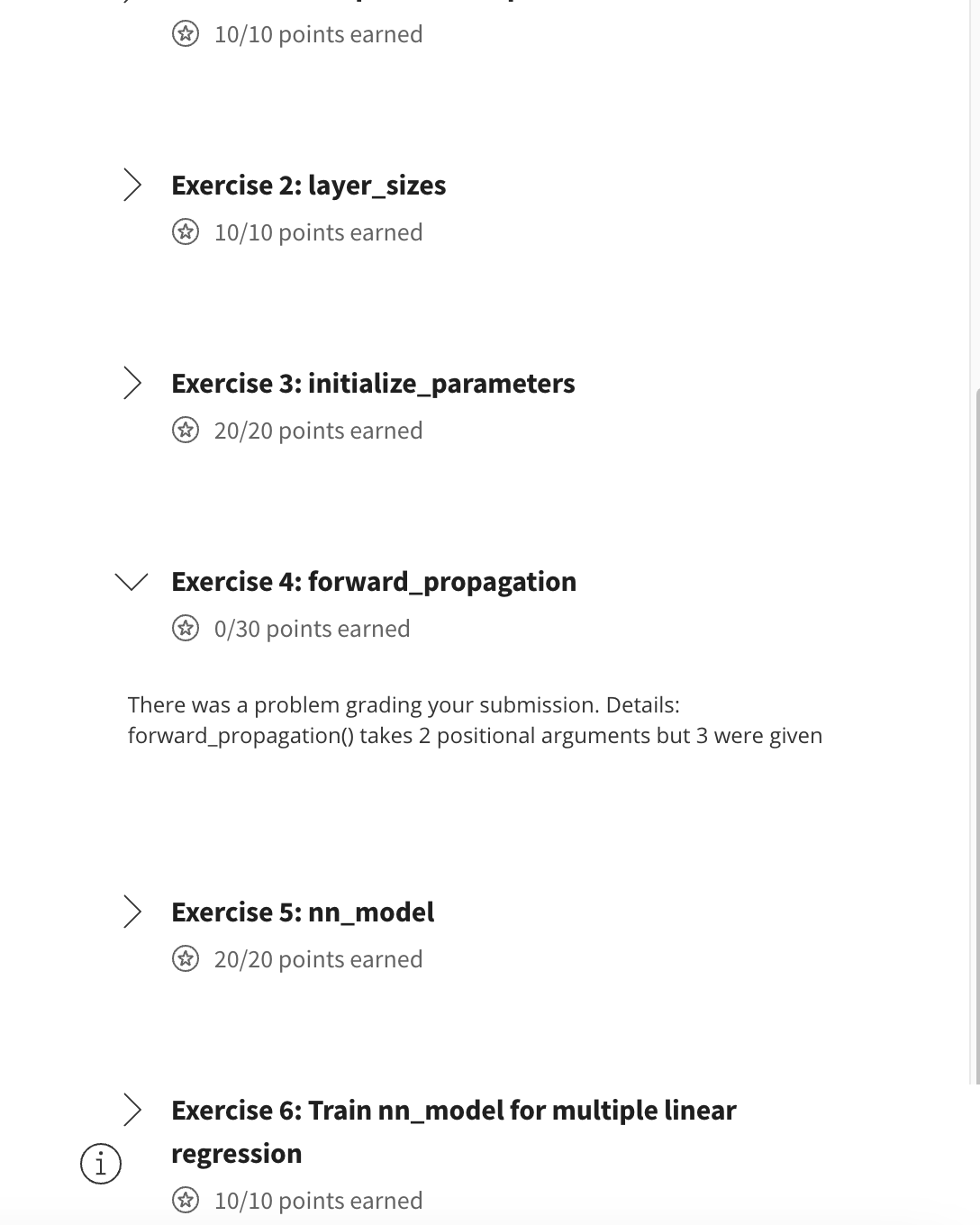 Issues about forward propagation linear algebra for machine learning