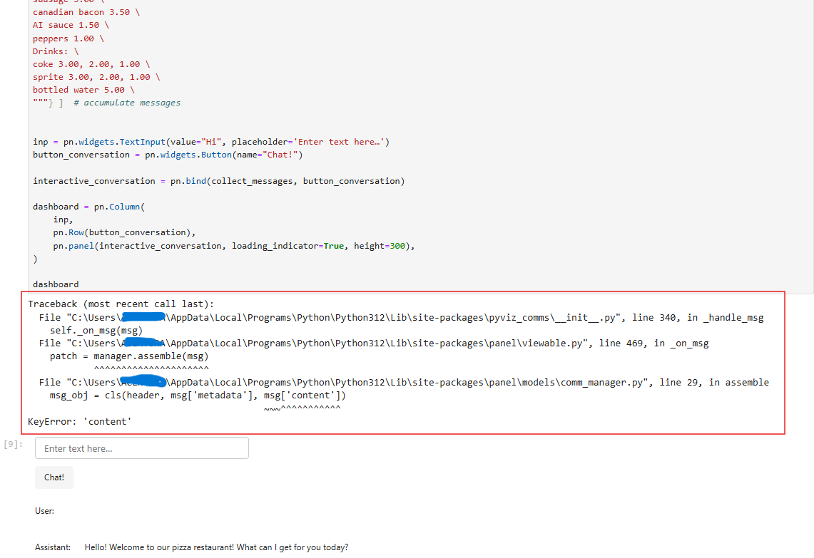 Chatbot - Panel KeyError - ChatGPT Prompt Engineering for Developers ...