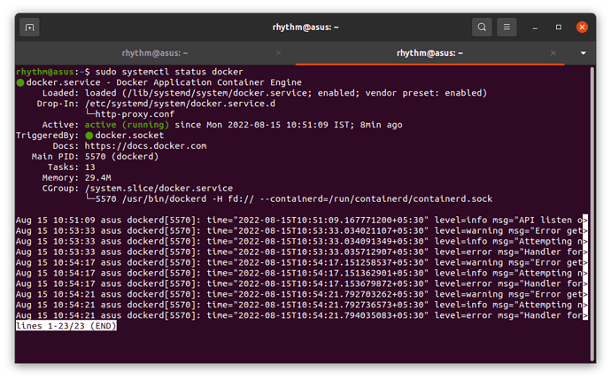not-able-to-use-docker-even-though-the-demon-status-is-active-issue-tracking-docker