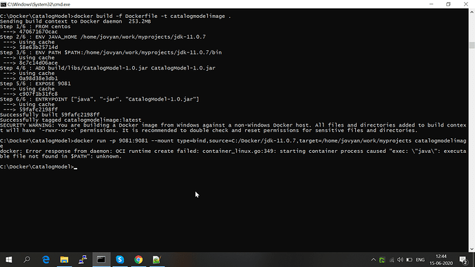 How To Solve Docker: Error Response From Daemon: Oci Runtime Create Failed:  Container_Linux.Go:349: Starting Container Process Caused 