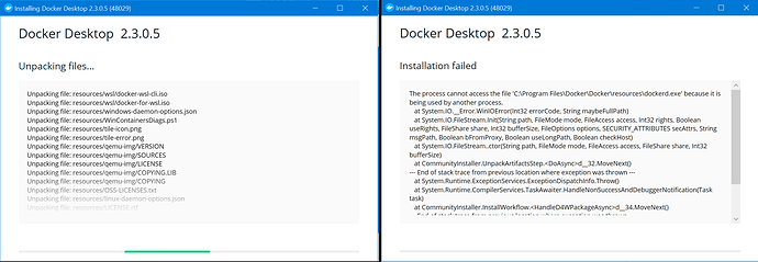 Docker-failed