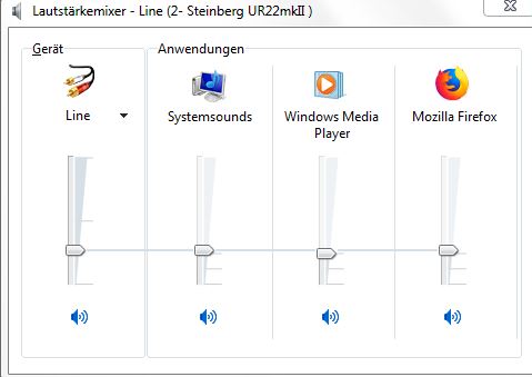 Windows Sound Mixer
