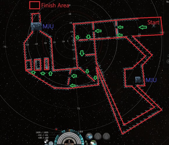 Labyrinth with Cloaked Smartbombs