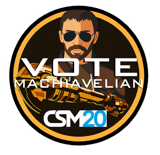 Vote Machiavelian CSM20 (round)