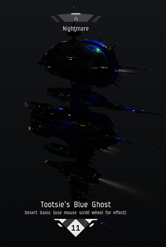 Nightmare Tootsie's Blue Ghost