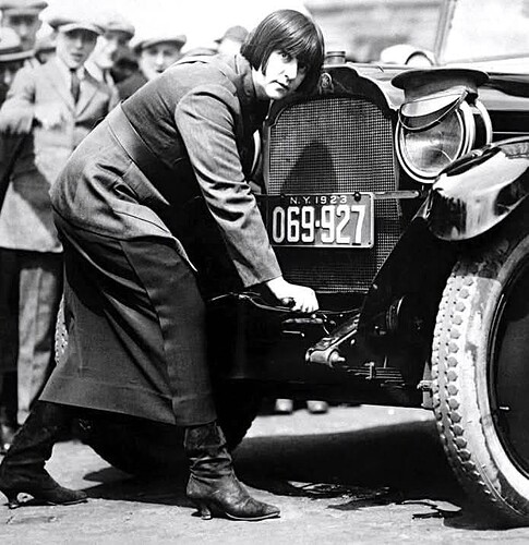 Maude Odell cab driver NYC 1923