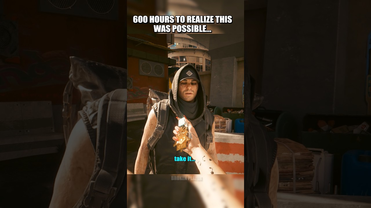 600 hours to realize this was possible #shorts #cyberpunk