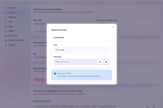 Rotate Password - Password Rotated!