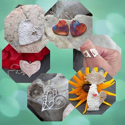 Folksy Hearts