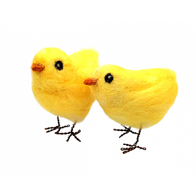 The Crafty Kit Company 'Easter Chicks' Needle Felting Kit (1)