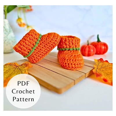 Pumpkin-crochet-bootee-pdf-pattern-halloween-a
