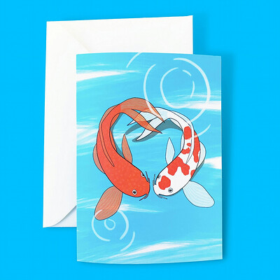 7834759-Illustrated-Koi-Fish-Heart-Greetings-Card-0