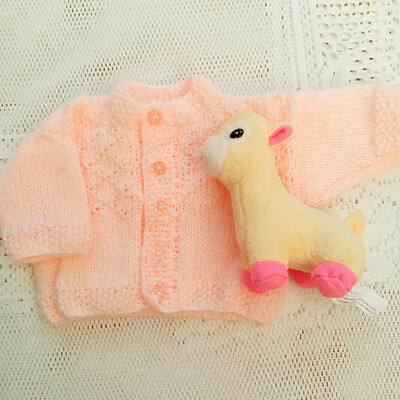 Diamond Patterned Yoke Cardigan 1