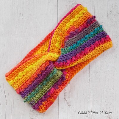 bright rainbow picot headband aug 1